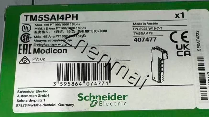 100% fabrycznie nowe, oryginalne i oryginalne Schneider TM5SAI4PH Przetwornice częstotliwości, wyłączniki automatyczne, styczniki, urządzenia zabezpieczające