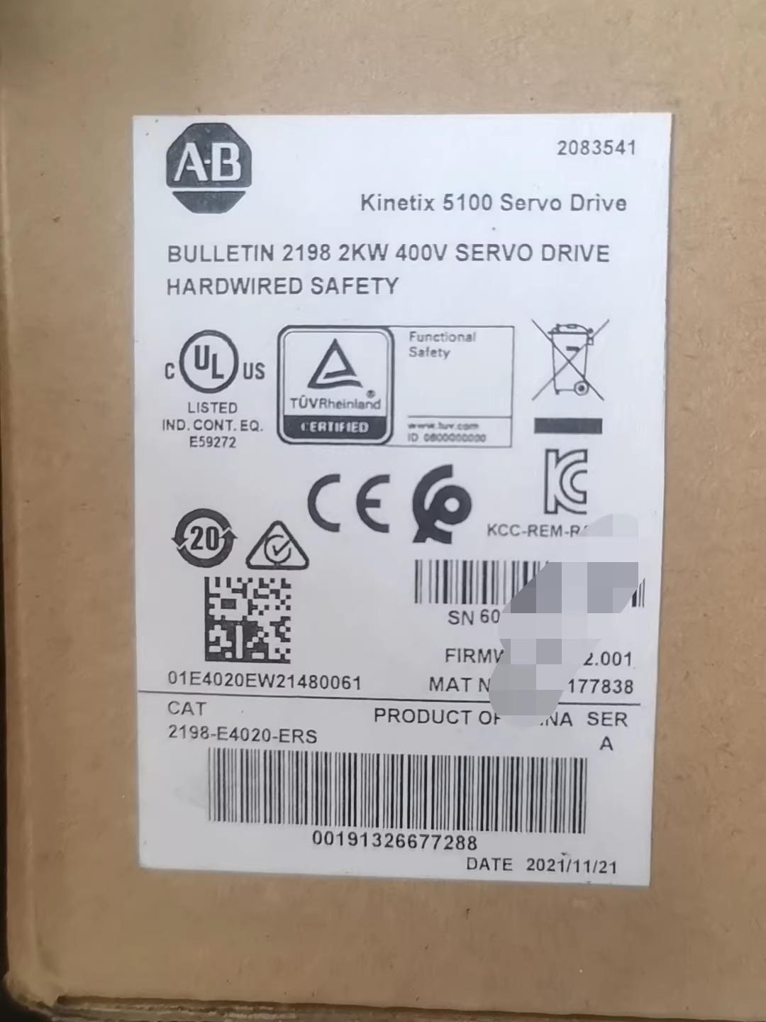 2198-E4020-ERS Serwo Kinetix 5100, fabrycznie nowe i oryginalne