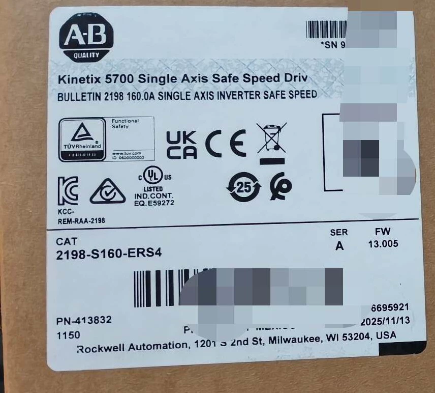 2198-S160-ERS4 Serwo Kinetix 5700, fabrycznie nowe i oryginalne