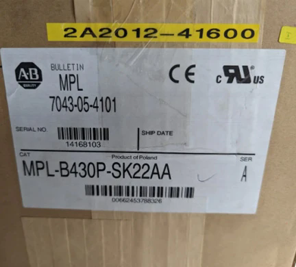 Biuletyn dotyczący serwomotorów Allen Bradley MPL-B430P-SK22AA MPL LL