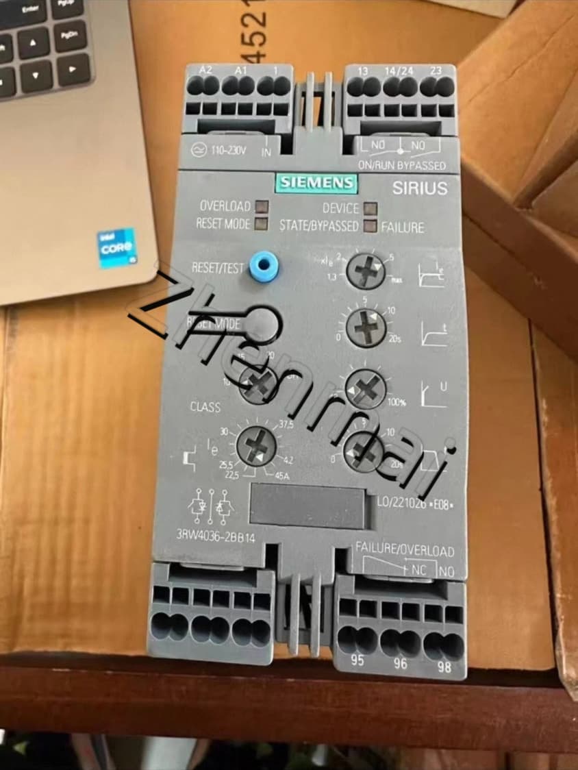 Zupełnie nowy, oryginalny, fabryczny softstarter Siemens 3RW4036-2BB14 SIRIUS SOFT STARTER
