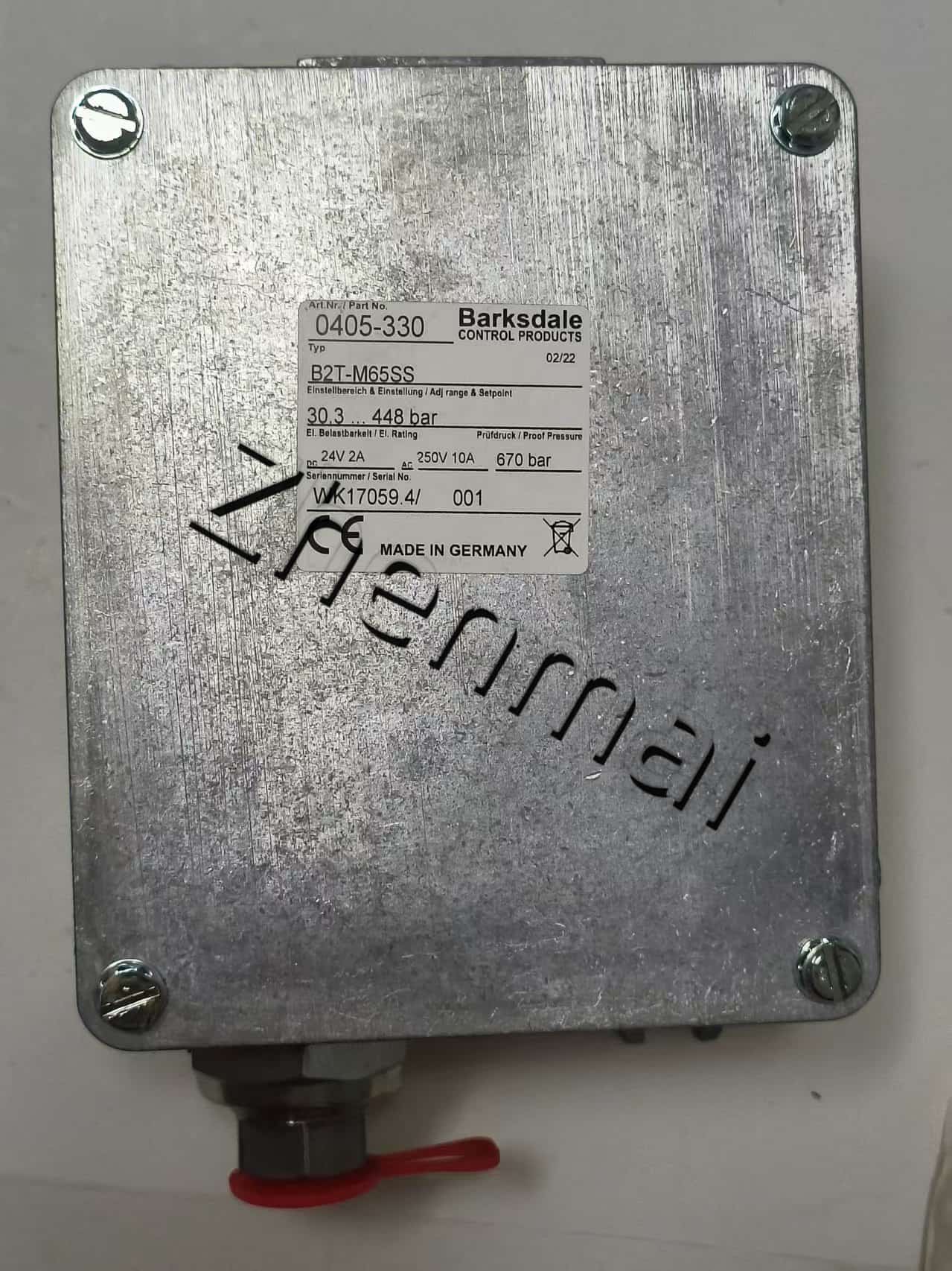 Zupełnie nowy oryginalny Barksdale 0405-330 B2T-M65SS czujnik ciśnienia przełącznik poziomu przełącznik przepływu przełącznik ciśnienia szybka wysyłka