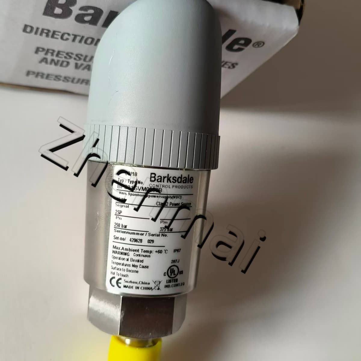 Zupełnie nowy, oryginalny Barksdale BPS31GVM0250B Czujnik ciśnienia Przełącznik poziomu Przełącznik przepływu Przełącznik ciśnienia Szybka wysyłka