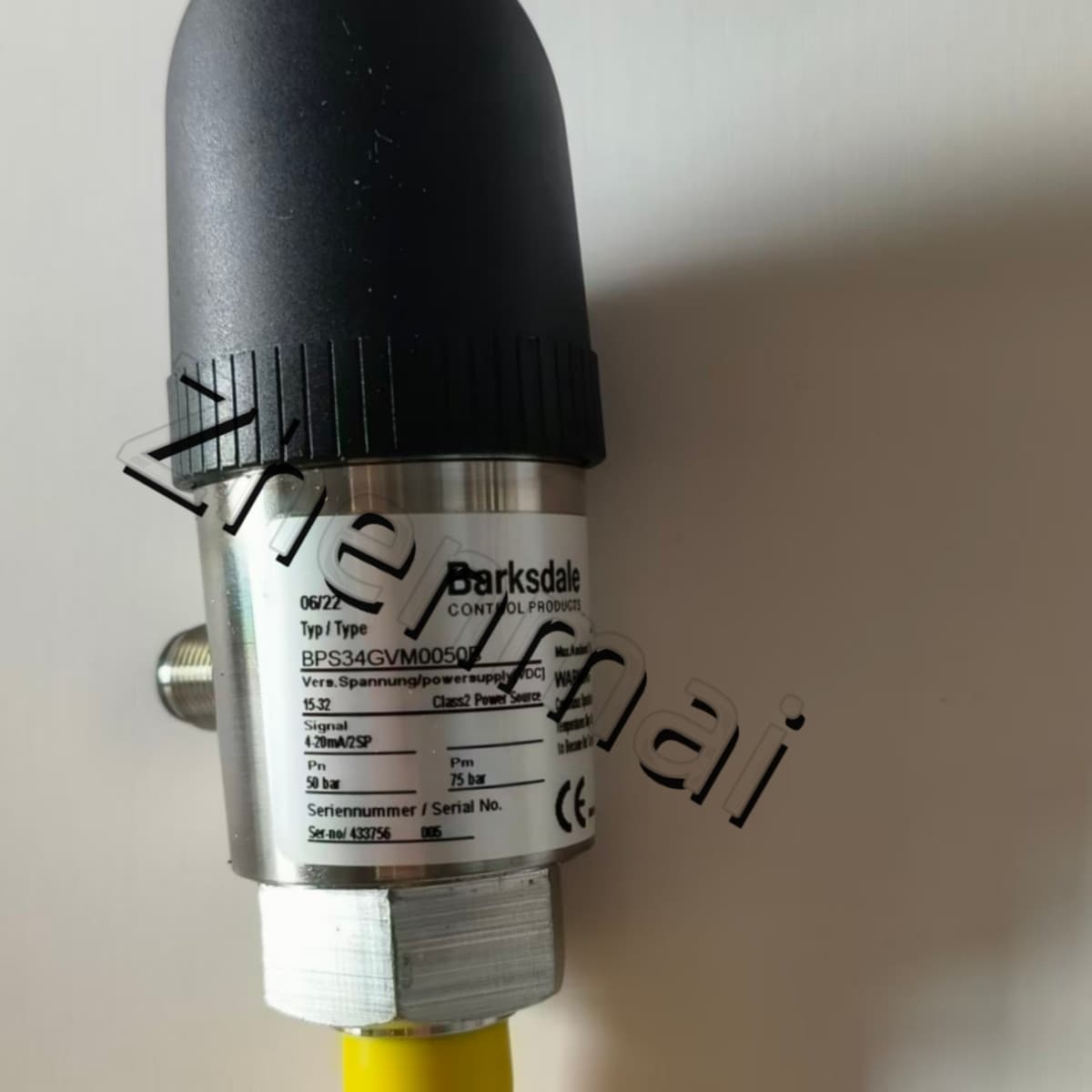Zupełnie nowy, oryginalny Barksdale BPS34GVM0050B Czujnik ciśnienia Przełącznik poziomu Przełącznik przepływu Przełącznik ciśnienia Szybka wysyłka