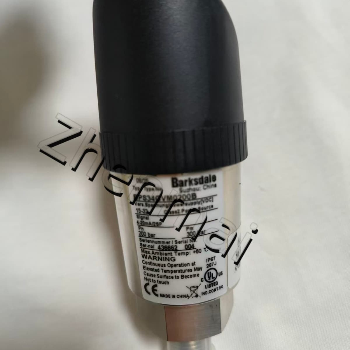 Zupełnie nowy, oryginalny Barksdale BPS34GVM0200B Czujnik ciśnienia Przełącznik poziomu Przełącznik przepływu Przełącznik ciśnienia Szybka wysyłka