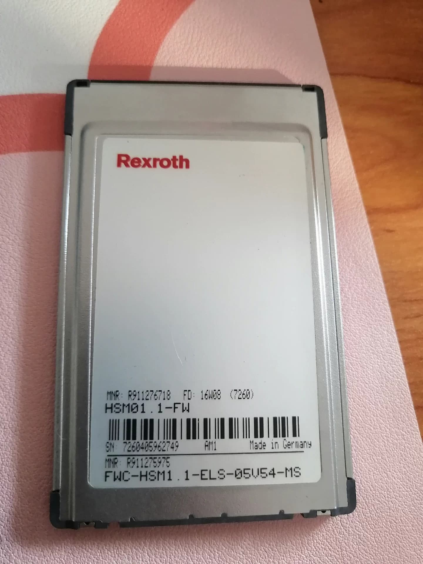 Zupełnie nowa oryginalna karta pamięci serwonapędu Bosch Rexroth FWC-HSM1.1-ELS-05V54-MS serwosilnik szybka wysyłka