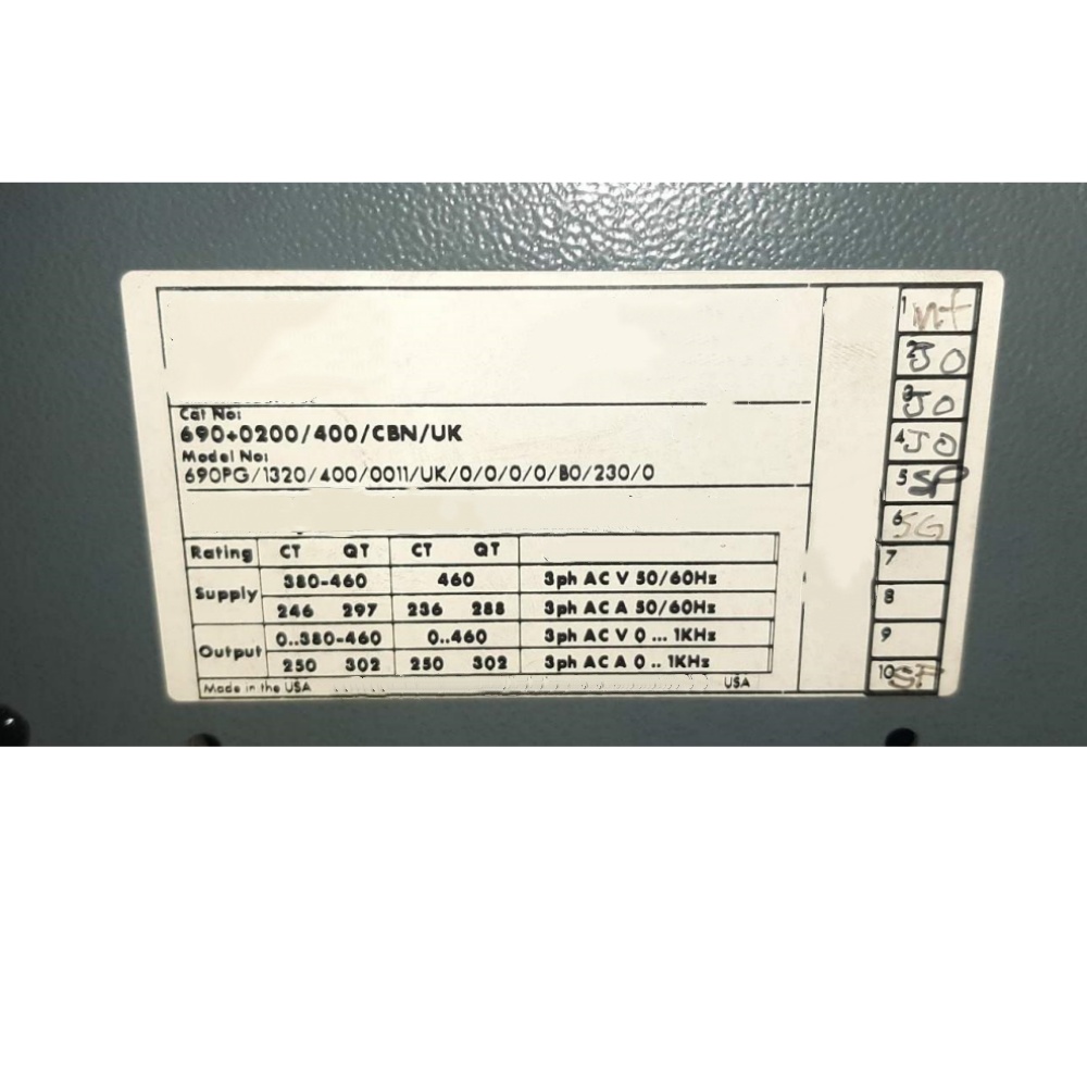Zupełnie nowy oryginalny Parker 690PG/1320/400/0011/UK/0/0/0/0/B0/230/0 serwonapędy napędy o zmiennej częstotliwości sterowniki serwomotorów szybka wysyłka